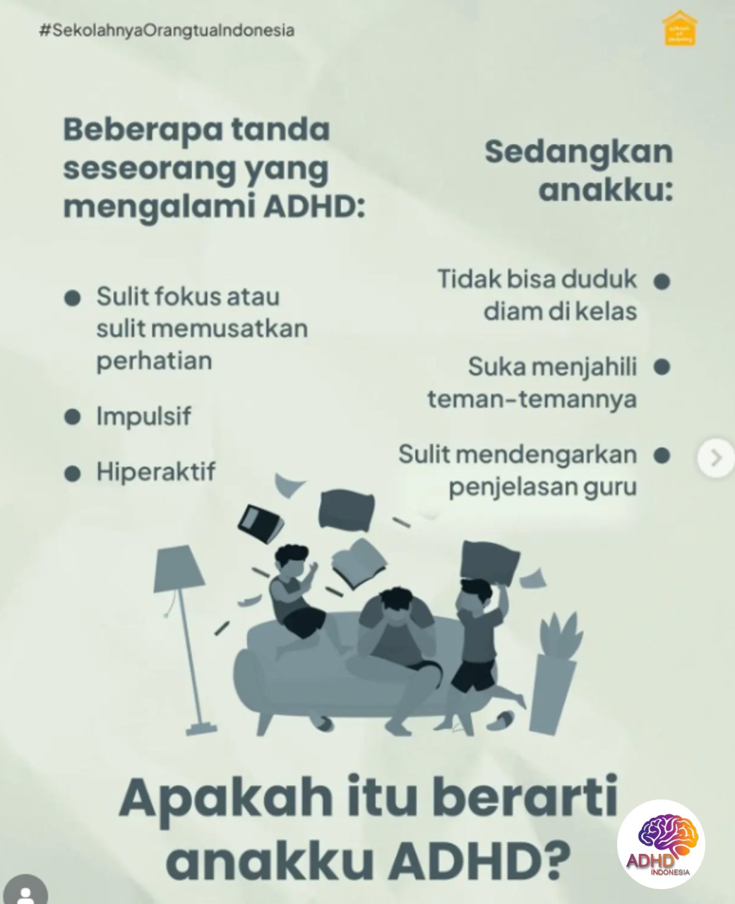 Ciri dan Gejala ADHD pada Anak Usia Dini di Kota Tebing Tinggi