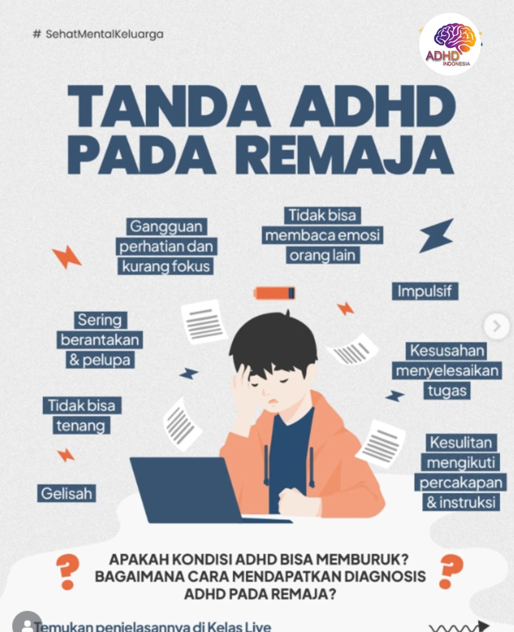 Screening ADHD Non-Diagnostik: Edukasi Awal bagi Orang Tua di Kota Tebing Tinggi